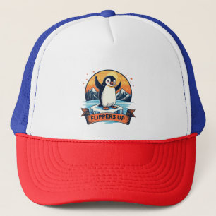 Bleibe ich bei Pinguinen gegen Trump Truckerkappe