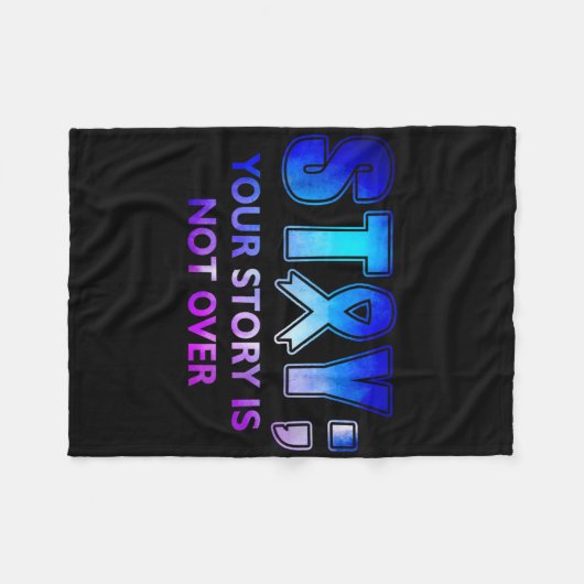 Bleibe, Ihre Geschichte ist nicht über die psychis Fleecedecke (Vorderseite (Horizontal))