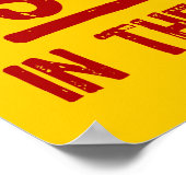 Bleibe im Garage Poster (Ecke)