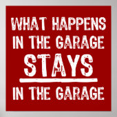 Bleibe im Garage Poster (Vorne)