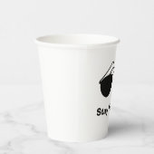 Bleibe im Jahr 2026 Pappbecher (Rechts)