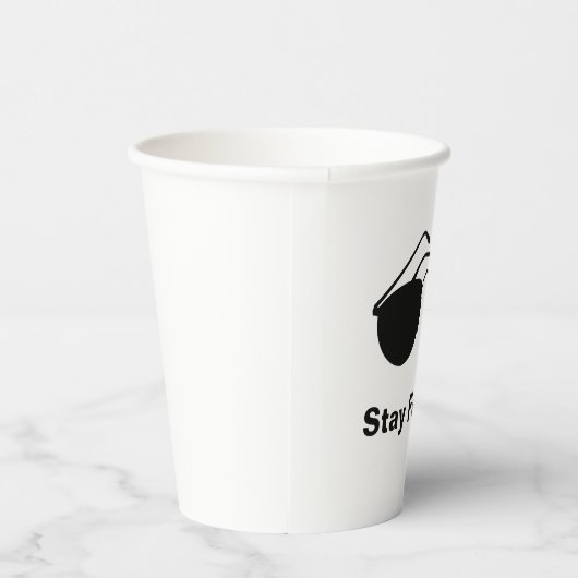 Bleibe im Jahr 2026 Pappbecher (Rechts)