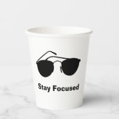 Bleibe im Jahr 2026 Pappbecher (Vorderseite)