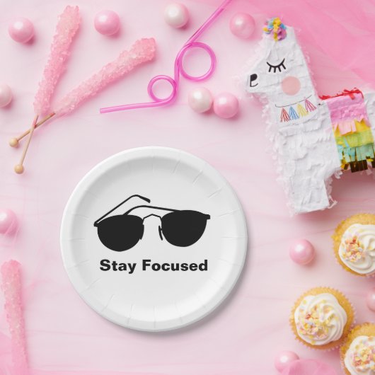 Bleibe im Jahr 2026 Pappteller (Party)