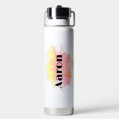 Bleibe im Stil: Individuelle Name Personalisiert Trinkflasche (Hinten)