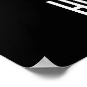 Bleibe immer die Heilzähne Funny Tooth Pun Dark BG Poster (Ecke)