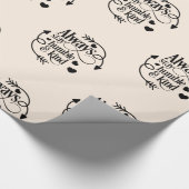 Bleibe immer eine humane und gütige Herz- und Pfei Geschenkpapier (Ecke)