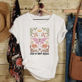 Bleibe in Deinem Zitat zum Blumenzauber T-Shirt