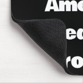 Bleibe in der Schule - Unternehmen in Amerika brau Mousepad (Ecke)