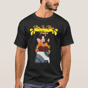 Bleibe in Ihrem Toaster Spaß Graphic T-Shirt