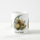 Bleibe in Magic Winter Moon Design Kaffeetasse (Mittel)
