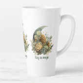 Bleibe in Magic Winter Moon Design Milchtasse (Rechts)