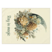 Bleibe in Magic Winter Moon Design Tischdecke (Vorderseite (Horizontal))