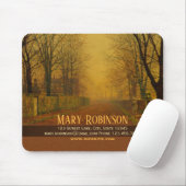 Bleibe in Touch Abend Glühen Atkinson Grimshaw Mousepad (Mit Mouse)