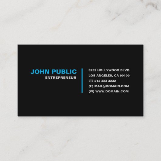 Bleibe in Touch Visitenkarte (Vorderseite)