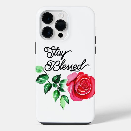 Bleibe iPhone Hülle (Rückseite)