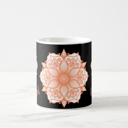 Bleibe Joyful Wild Soul Mandala Kaffeetasse (Mittel)