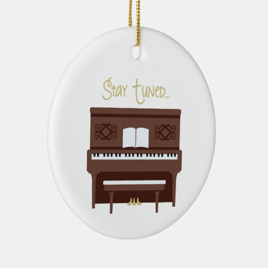 Bleibe Keramik Ornament (Rechts)