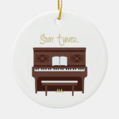 Bleibe Keramik Ornament (Vorne)