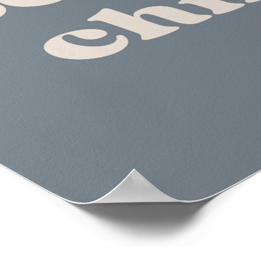 Bleibe Kind des wilden Ozeans Poster (Ecke)