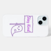 Bleibe Kind Friendly Ghost Case-Mate iPhone Hülle (Rückseite (Horizontal))