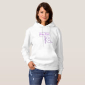 Bleibe Kind Friendly Ghost Hoodie (Vorne ganz)