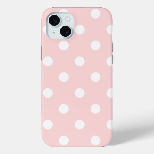 Bleibe Klasse 1 - Schöne Girly Polka Dots Case - (Rückseite)