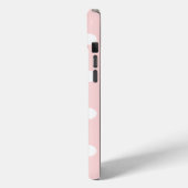Bleibe Klasse 1 - Schöne Girly Polka Dots Case - (Rückseite / Links)