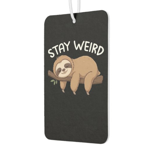 Bleibe komischer Faultier für Tierfreunde Autolufterfrischer (Links)