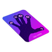 Bleibe komischer, seltsamer, gruseliger Psychedeli Magnet (Rechte Seite)