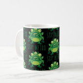 Bleibe komisches Alien Monster Kaffeetasse (Vorderseite Links)