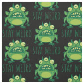 Bleibe komisches Alien Monster Stoff (Muster)
