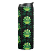 Bleibe komisches Alien Monster Thermosbecher (Nach links gedreht)