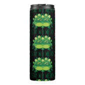 Bleibe komisches Alien Monster Thermosbecher (Rückseite)