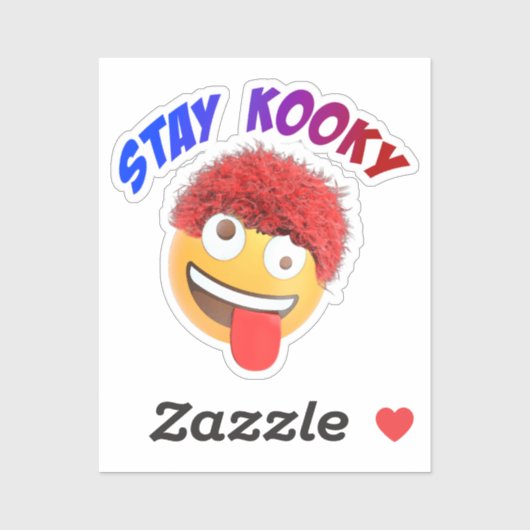 Bleibe Kooky Aufkleber (Blatt)