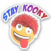 Bleibe Kooky Aufkleber (Vorderseite)