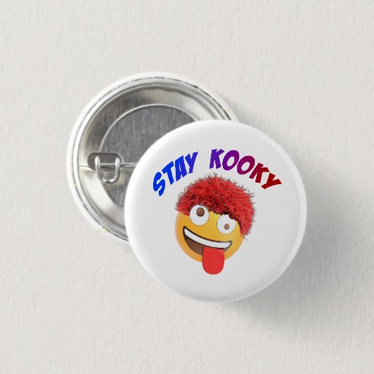 Bleibe Kooky Button (Vorne & Hinten)