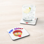 Bleibe Kooky Getränkeuntersetzer (Rechte Seite)