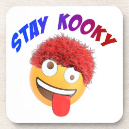 Bleibe Kooky Getränkeuntersetzer