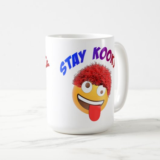 Bleibe Kooky Kaffeetasse (VorderseiteRechts)