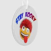 Bleibe Kooky Ornament (Vorderseite)