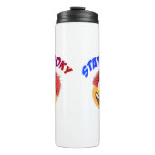 Bleibe Kooky Thermosbecher (Vorderseite)