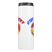 Bleibe Kooky Thermosbecher (Rückseite)