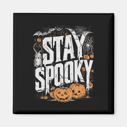 Bleibe leckeres Zitat Halloween Drink Coffee Funny Magnet (Vorne)