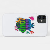 Bleibe Loud Graffiti Neon Artwork Case-Mate iPhone Hülle (Rückseite (Horizontal))