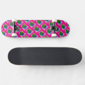Bleibe Loud Graffiti Neon Artwork Skateboard (Horizontal)