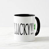 BLEIBE LUCKY! TASSE (VorderseiteRechts)