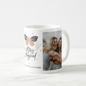 "Bleibe Magical" Butterfly Foto Tasse (VorderseiteRechts)