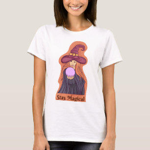 Bleibe Magical Halloween Groovy Pumpkin Fall Saiso T-Shirt