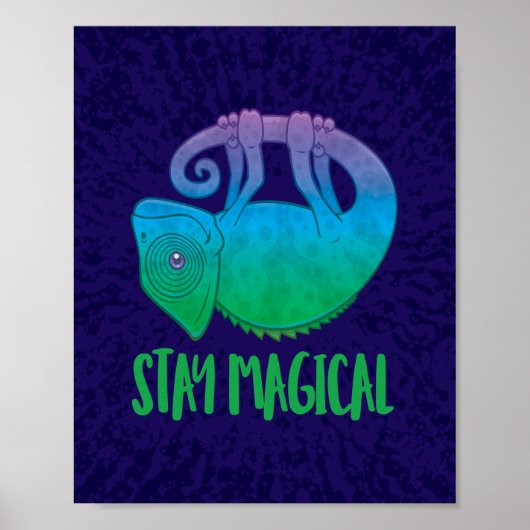Bleibe Magical Levitating Chameleon Poster (Vorne)